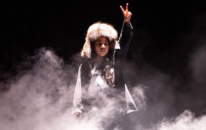 North West performing live