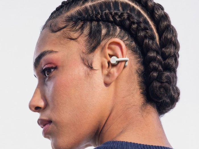 CMF Clip Pro earbuds showing driver and design