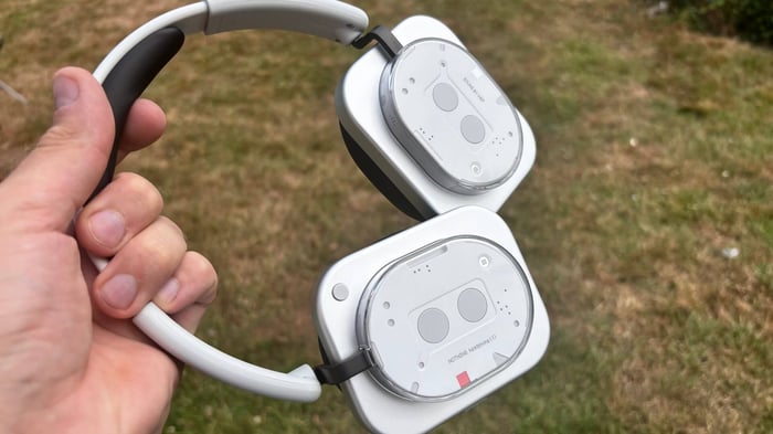 Nothing Headphone (1) - side view showcasing design