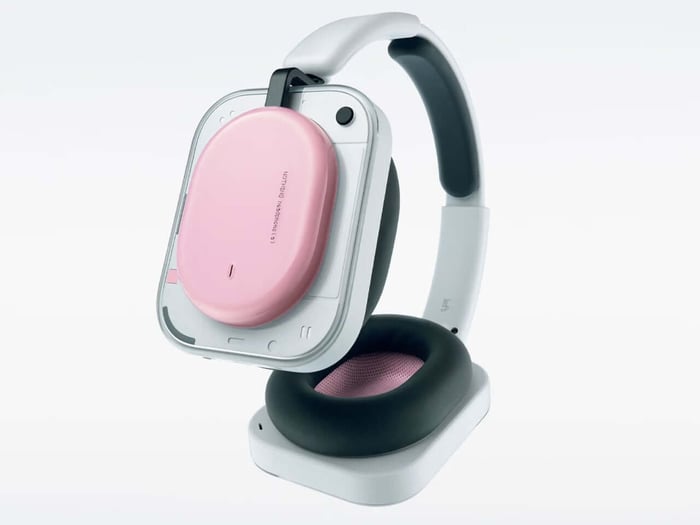 Nothing Headphone (a) battery and charging port close-up