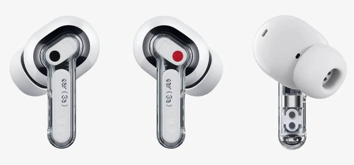 Nothing Ear (3a) charging case and earbuds