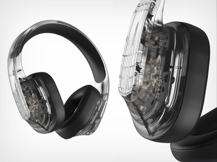 Spectrum Headphones Transparent Design