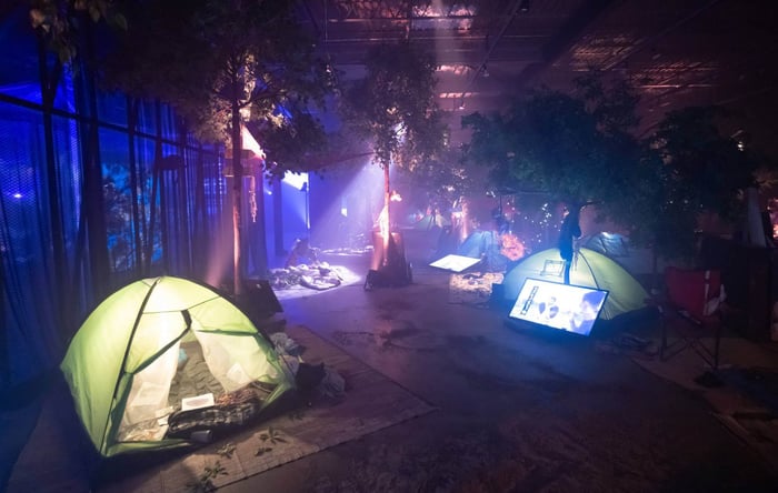 Powerful imagery from the Nova Festival exhibition bringing the scene to life.