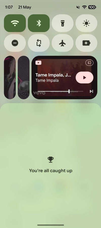 Quick tap to switch media apps? Yes, please