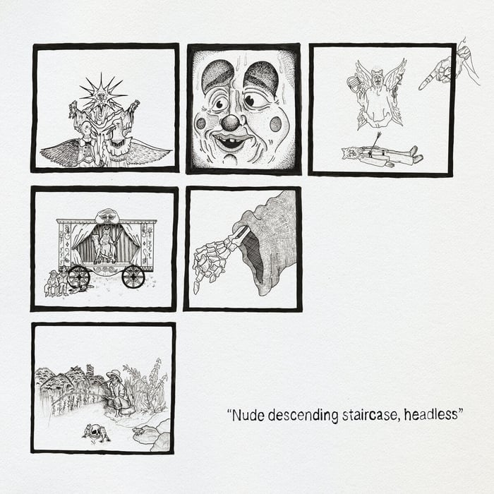 Album cover for Nude Descending Staircase, Headless by Teen Suicide