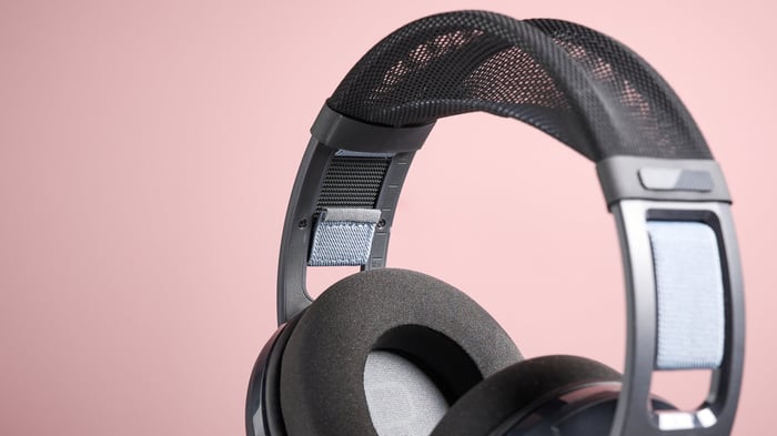 Close-up of Turtle Beach Atlas 200 headset