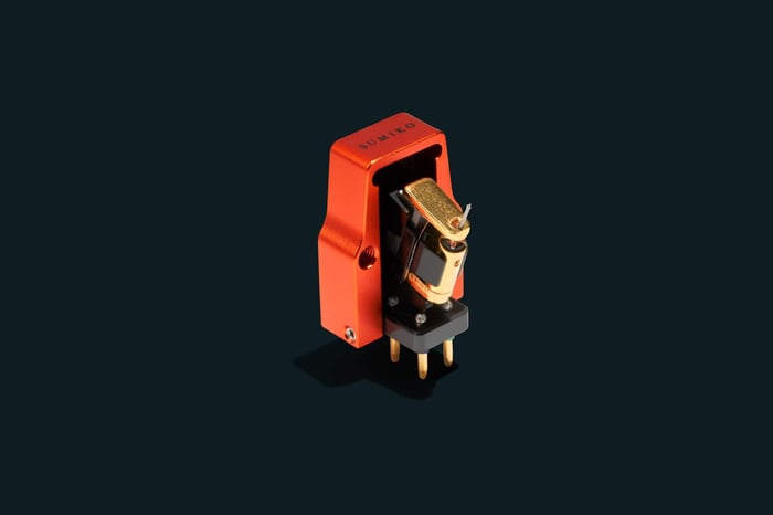 Sumiko Oriole Phono Cartridge bottom view, sleek black design