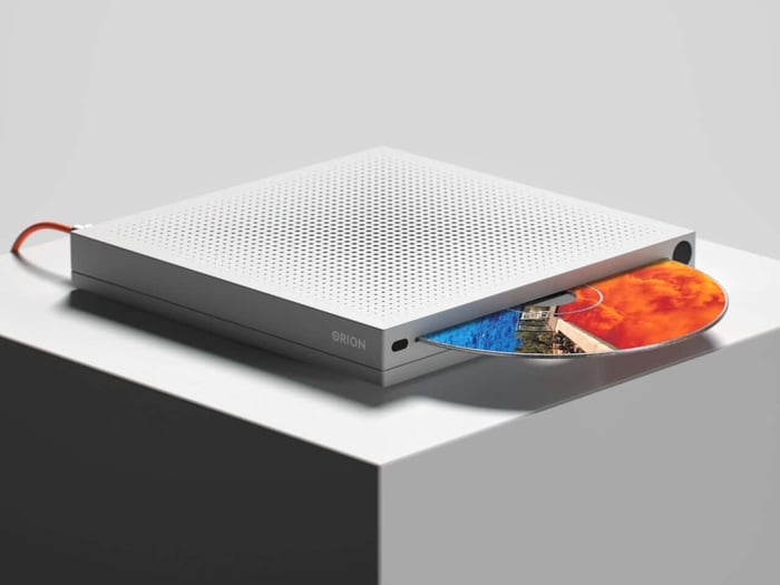 Orion CD Player minimalist concept front view