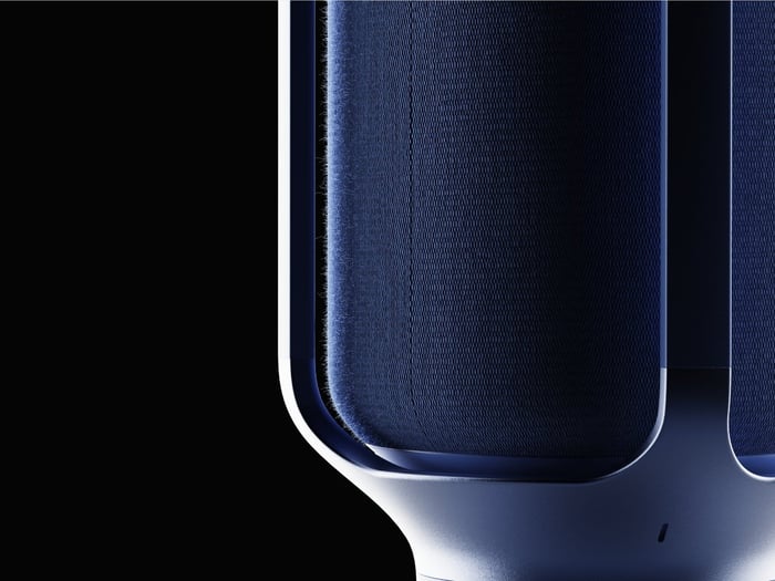 Sculptural Speaker Close-Up