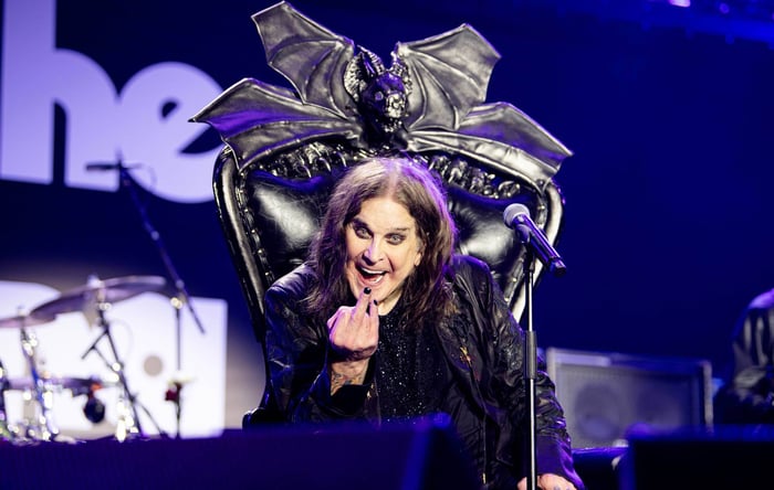 Ozzy Osbourne at Black Sabbath's 'Back To The Beginning' in Birmingham. Credit: Ross Halfin