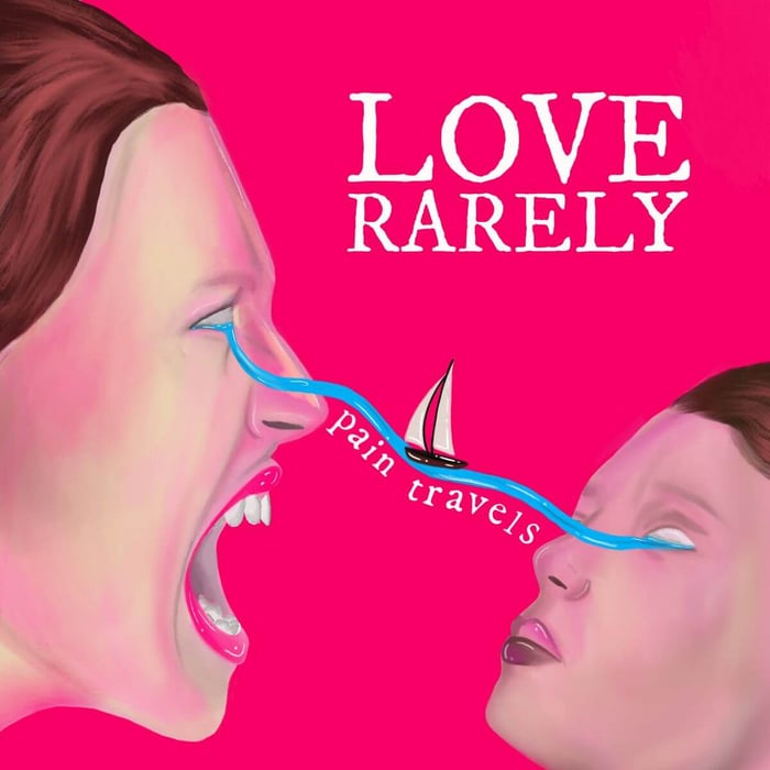 Album cover for Love Rarely - Pain Travels