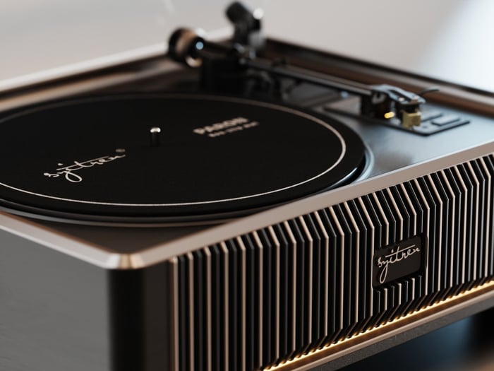 Side view emphasizing the sleek, compact design