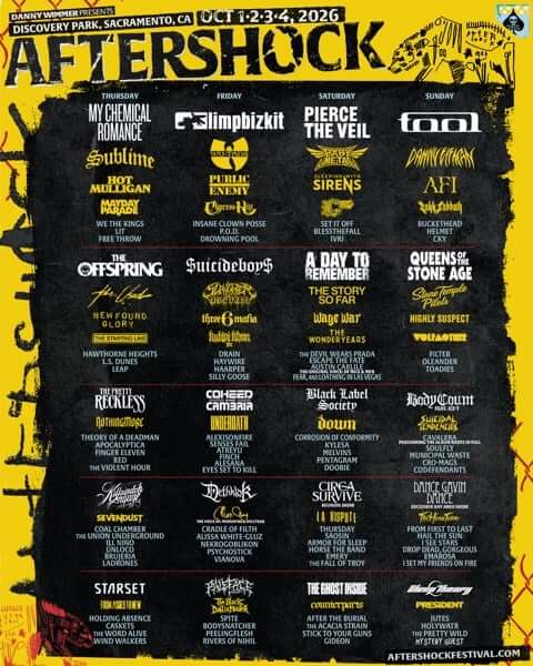 Aftershock Festival Poster