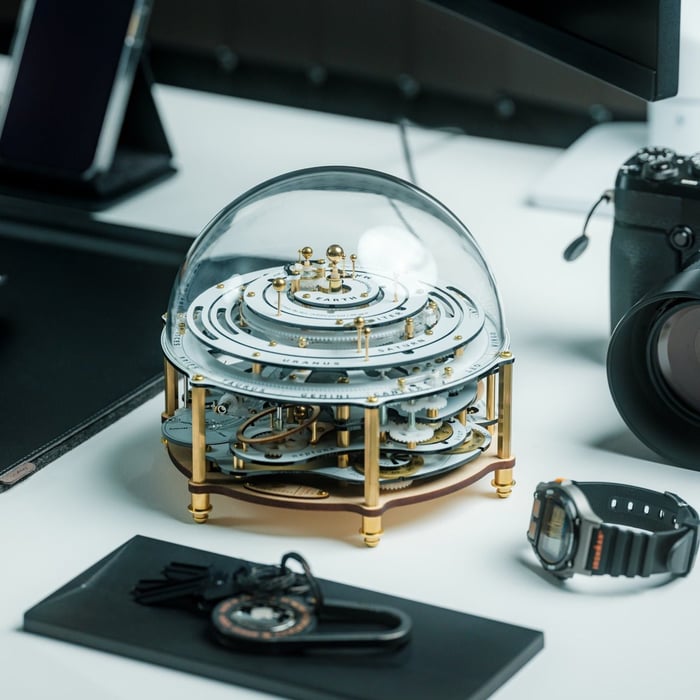 Perpetual Orrery kinetic art model