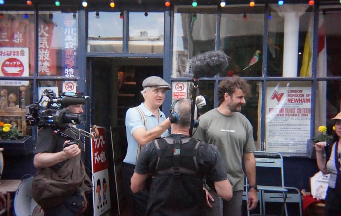 Pete Doherty and Josh Pugh together during The Pete Doherty Show