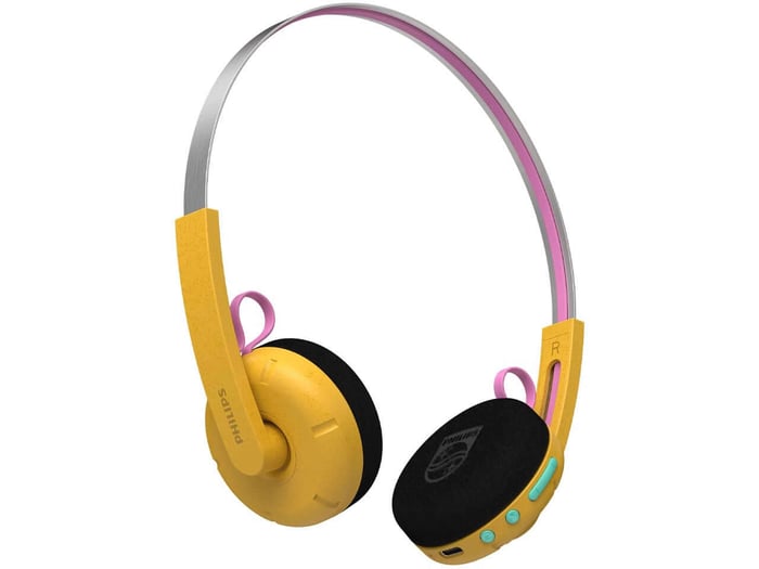 Philips Moving Sound Ringo Duo (MS1) headphones in chunky retro design