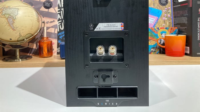 Fyne Audio F5E speakers in listening setup