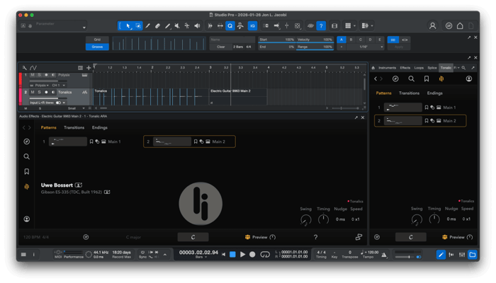 Fender Studio Pro Virtual Instruments