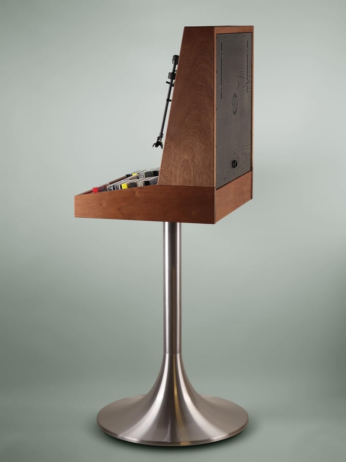 Clean lines and secret spaces make this piece a head-turner.