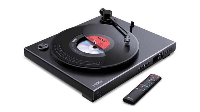 Close-up of Mixx Analog+ components and detailed design