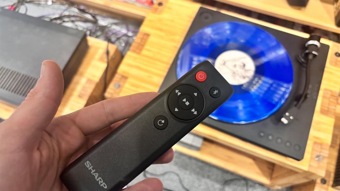 Setup of Sharp RP-TT100 with rubber belt and slipmat