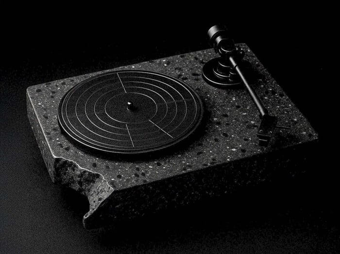 RA84 turntable with built-in speakers
