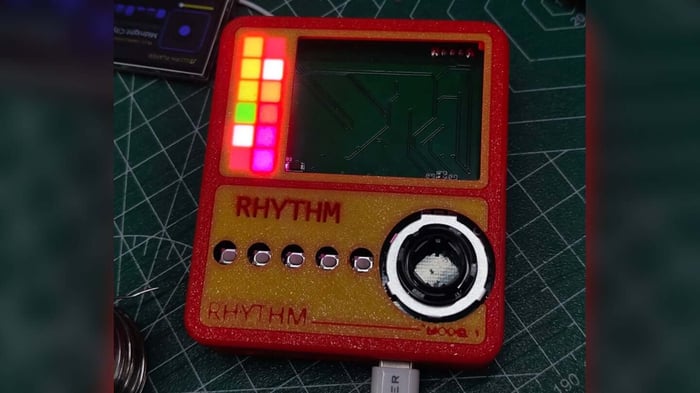 RHYTHM portable player featuring local microSD storage for lossless music files