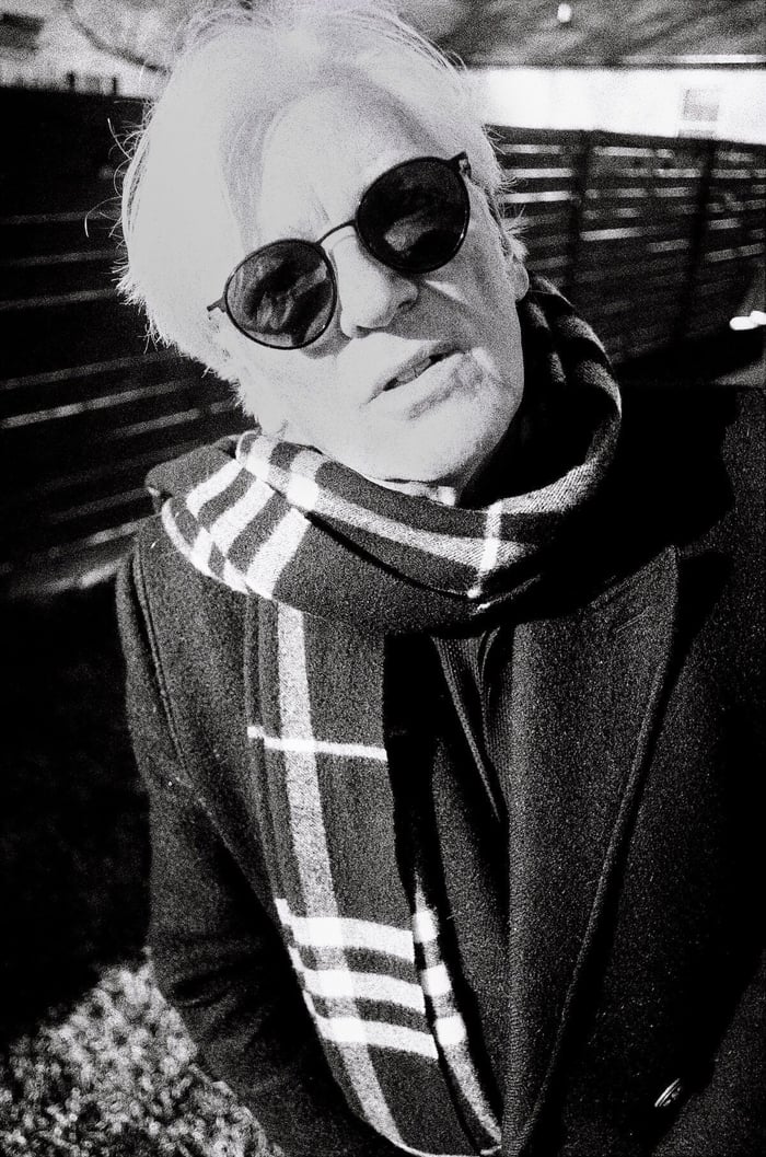 Hitchcock’s surreal style captured in portrait.
