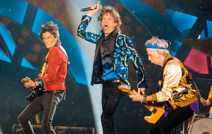 Rolling Stones performs live