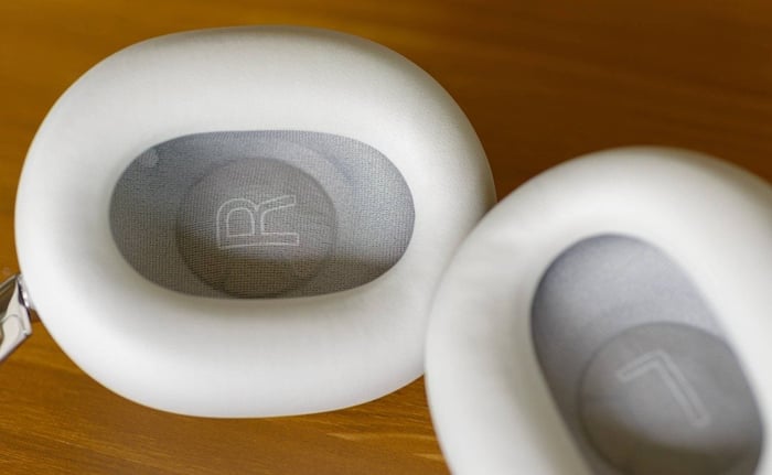 Spacious ear cups designed for lasting comfort