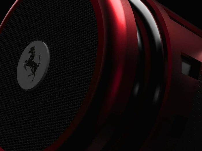 Light rings visually echo the energy and vibration of sound