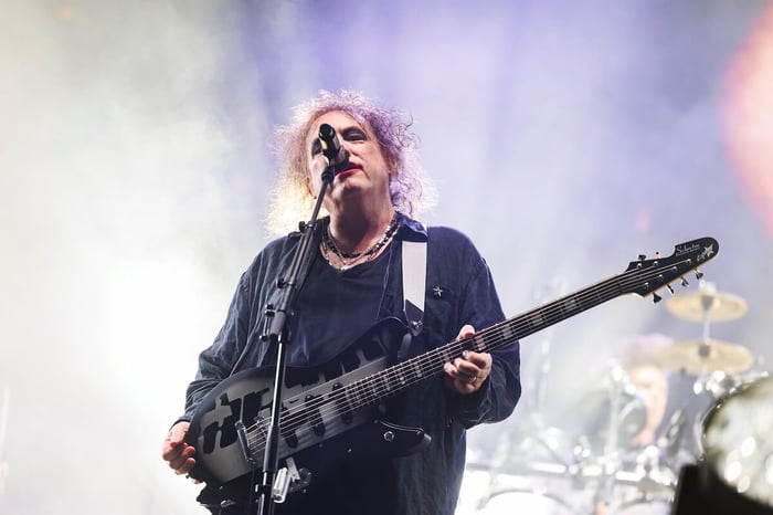 Robert Smith of The Cure performs in concert during Primavera Sound 2026 at Parc Del Forum on June 05, 2026, in Barcelona, Spain.
