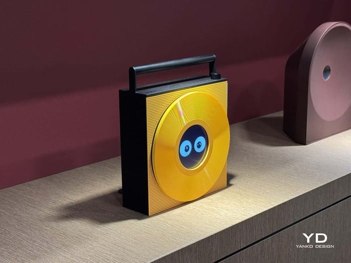 An ode to the golden age of music formats with a futuristic twist