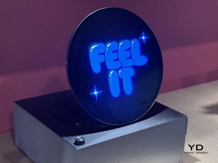 Playback displayed as animated reels, blending nostalgia with modern design