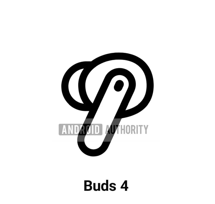 Leaked image of Galaxy Buds 4 design showing the rounded stem.