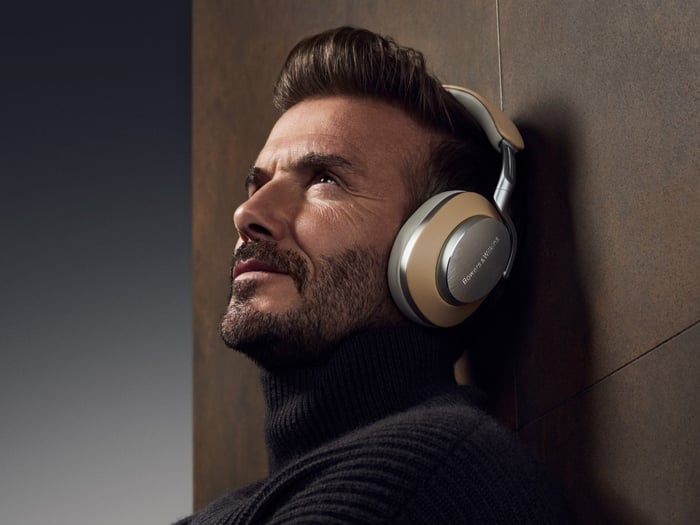 Bowers & Wilkins PX8 headphones with aluminum and napa leather