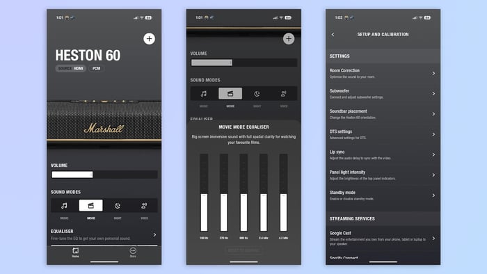 Marshall Heston 60 Control App Screenshots