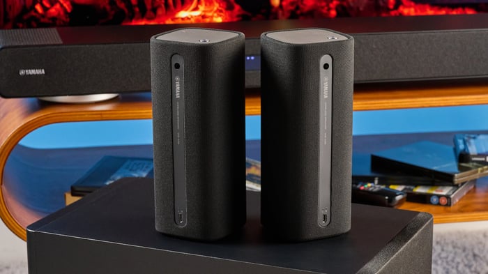 Watching TV with Yamaha True X Surround 90A