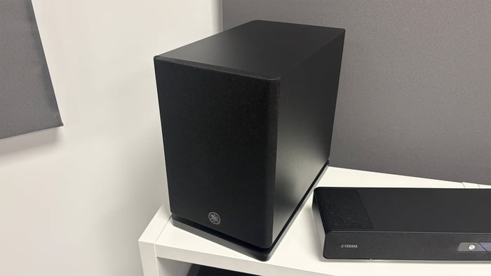 Yamaha True X Surround 90A system, an impressive blend of craftsmanship and performance.