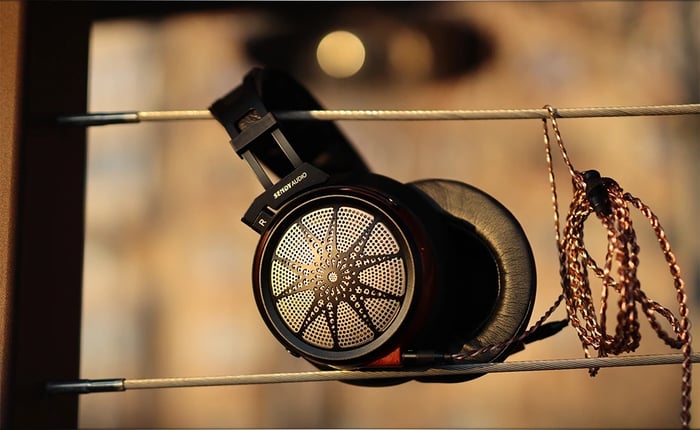 Thick, plush ear pads on the Apollo headphones