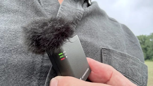 The Sennheiser Profile Wireless kit ready for action.