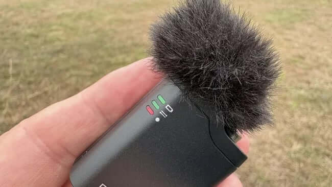 Testing the Profile Wireless on a windy open field.