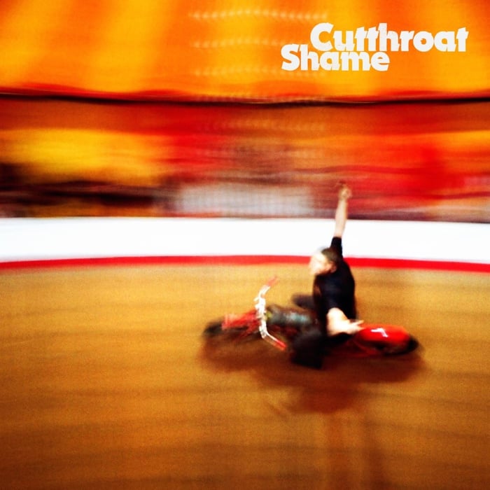 ‘Cutthroat’ album artwork reflects the bold, edgy nature of Shame’s latest work.