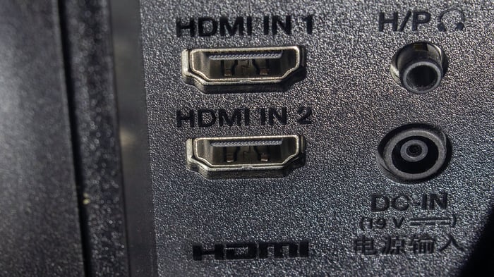 Soundbar positioned for optimal sound