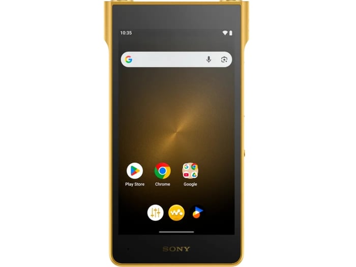Side controls and touchscreen on the Sony Walkman