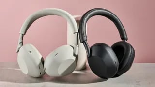 Comparison of Sony WH-1000XM6 (left) with WH-1000XM5 (right) highlights subtle design tweaks.