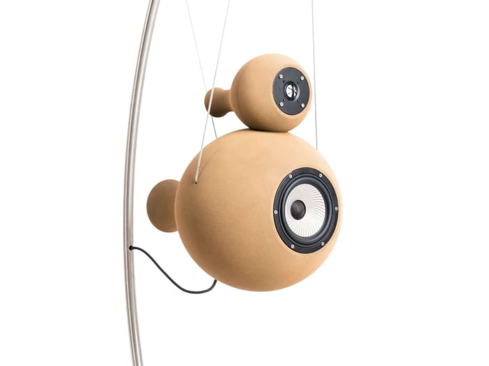 Econik 1851 speaker 3D-printed from quartz sand.