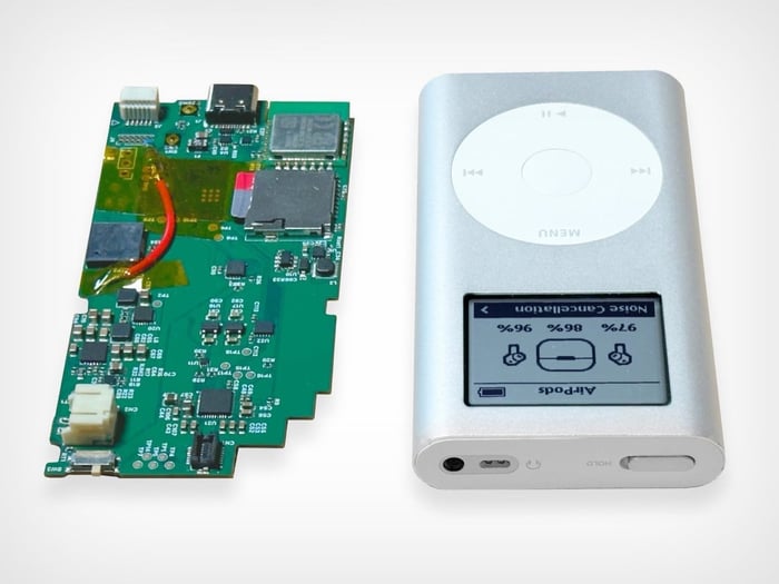Sprout hardware layout for classic iPod restoration