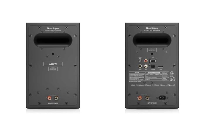 Audio Pro A28 W wired and wireless connectivity