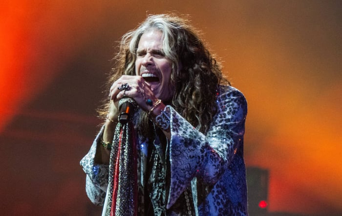 Steven Tyler of Aerosmith performs